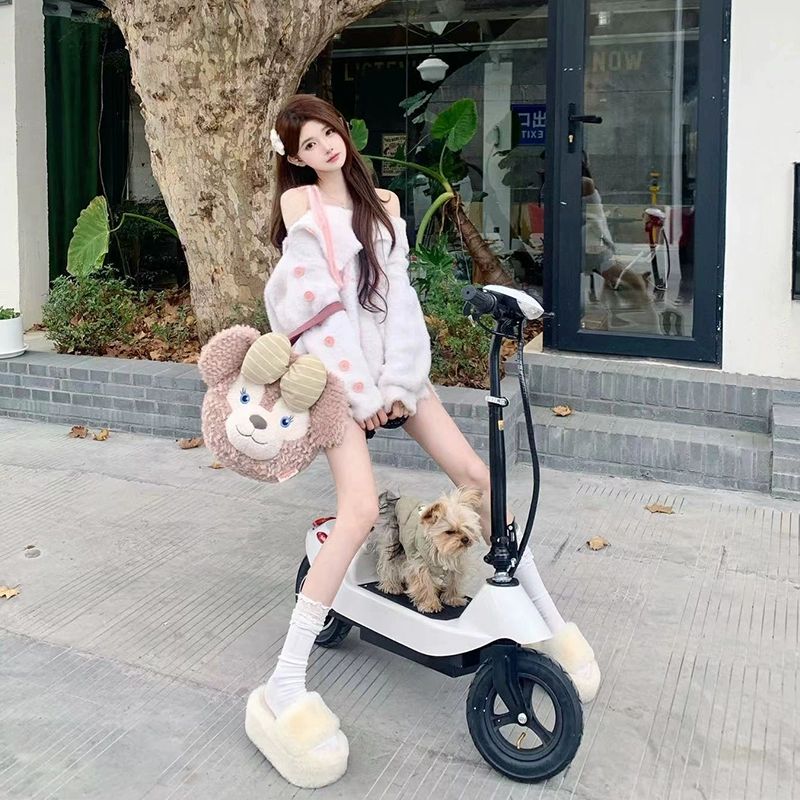 스쿠터 좌식전동킥보드 성인 어른 전기 안장 이륜 리튬배터리 앉아서타는전동킥보드 - 상세 이미지 3