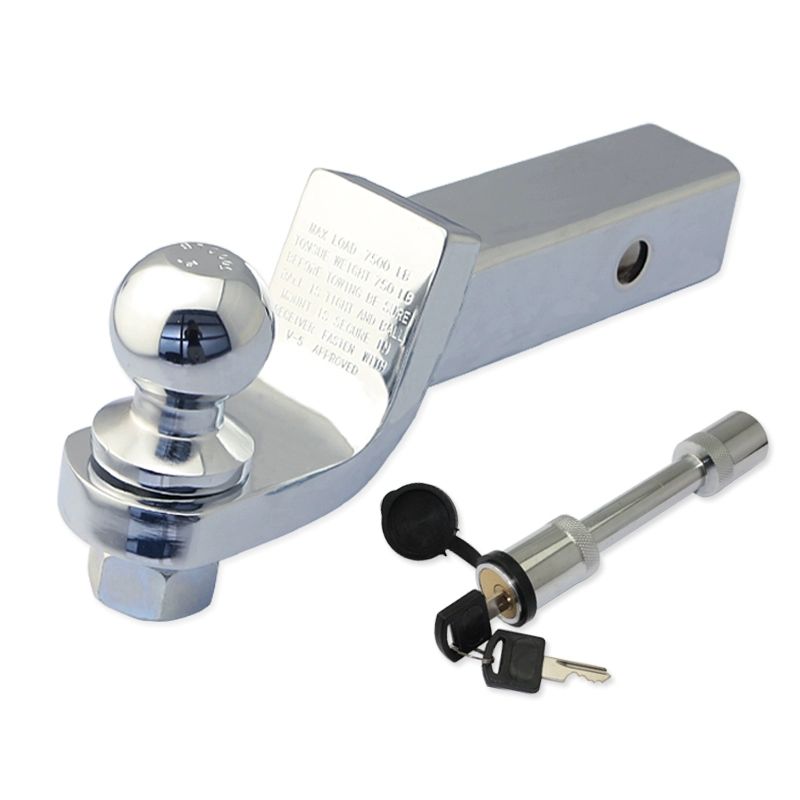 트레일러 견인장치 견인볼 히치 캠핑 암 후크 볼헤드 연결고리 토잉볼 커플러 조절식 - 상세 이미지 3