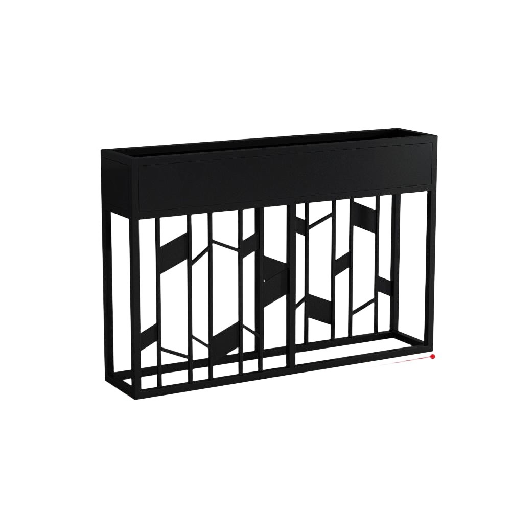 철제 플랜트박스 야외 정원 펜스 수납 거실 인테리어 책장 난간 울타리 식물 거치대 - 상품 이미지