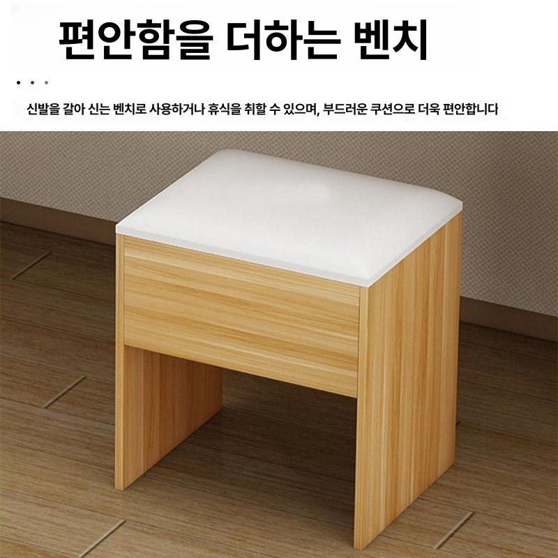 티비장 호텔 테이블 펜션 라이트월넛 오크 카트 리조트 받침대 티비다이 가구 행거 라이트 - 상세 이미지 5