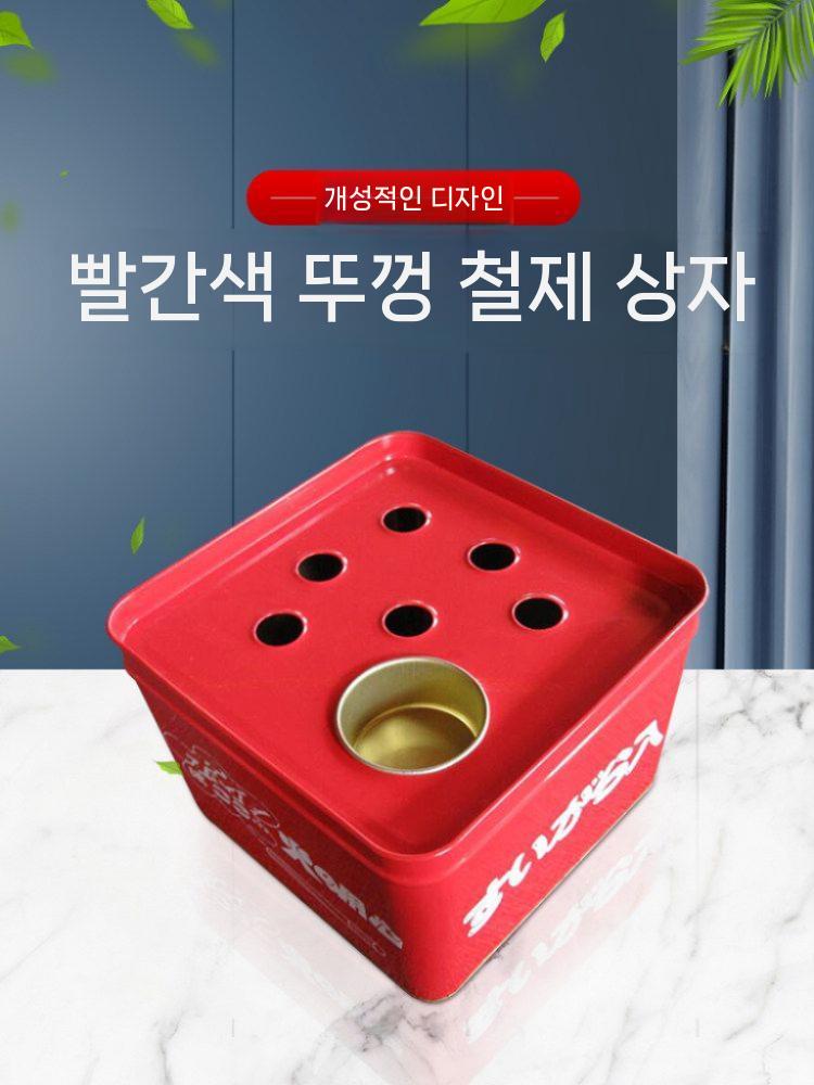 일본풍 스탠드 재떨이 원형 야외 업소용재떨이 흡연실 스탠드재떨이 스테인리스 로비 옥상 - 상세 이미지 5
