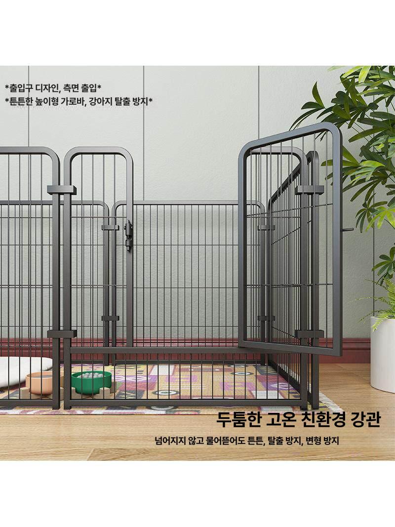 실내 강아지울타리 중소형 고양이 애견 가림막 칸막이 높이 애완동물 안전문 게이트 - 상세 이미지 4