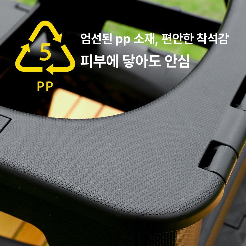 접이식 야외변기 캠핑용 비상 봉투 좌변기 토일렛 여행용 간이변기 - 상세 이미지 2