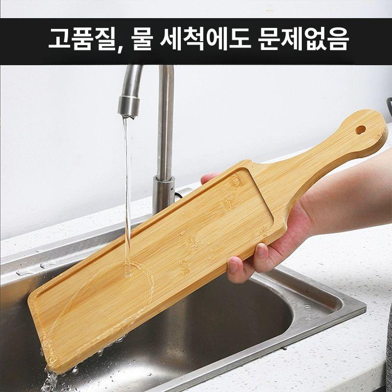 초밥 접시 회 플레이팅 삼겹살 원목 갈치 미터 대나무판 도마 사시미 - 상세 이미지 3