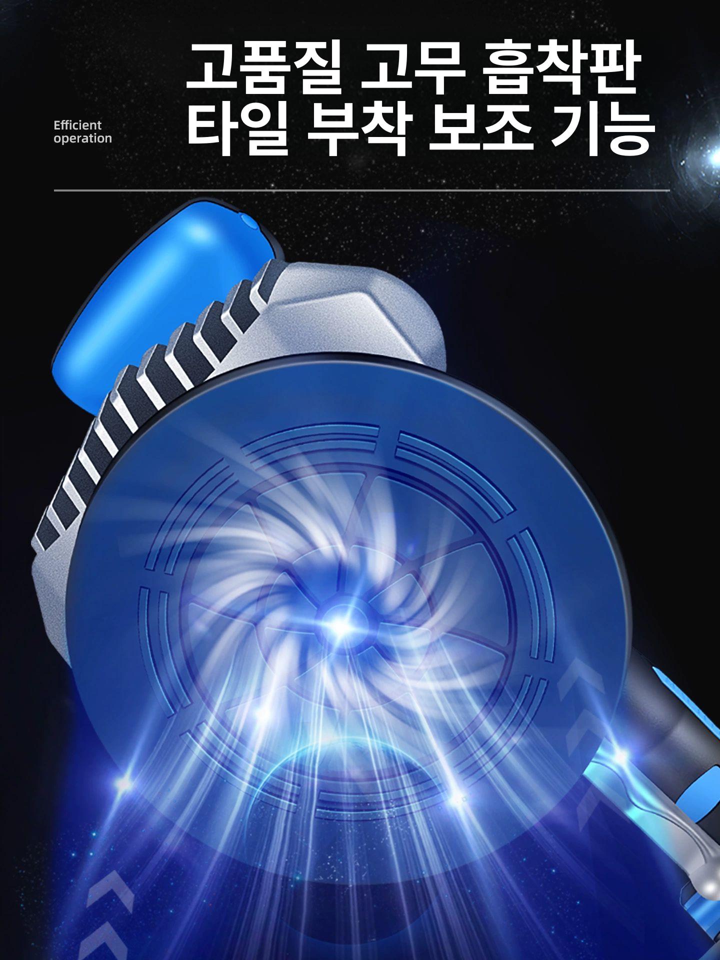타일 진동 흡착기 전동 부착 시공용 핸드툴 강력 석재 목재 운반 압축 공구 장비 - 상세 이미지 5