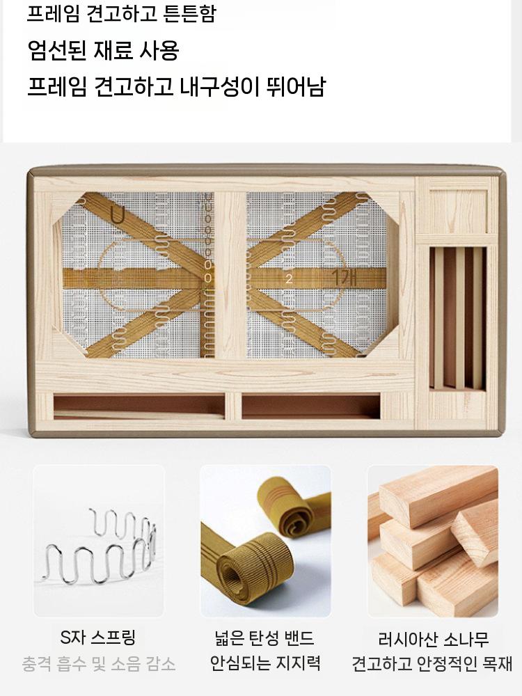 폭좁은 다이닝소파 모던 원룸 패브릭 라운드 디자인 슬림 장의자 카페 소형 다이닝 푹신한 이미지 6