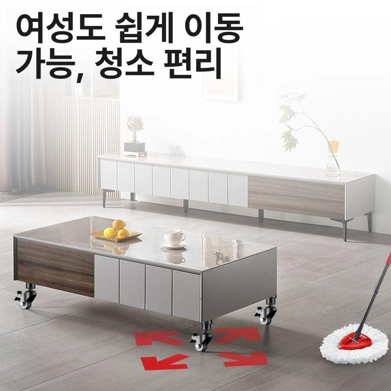 다리 가구이동바퀴 풀리 부속품 고정 휠 캐스터 이동운반 브레이크 미끄럼방지 받침 - 상세 이미지 3