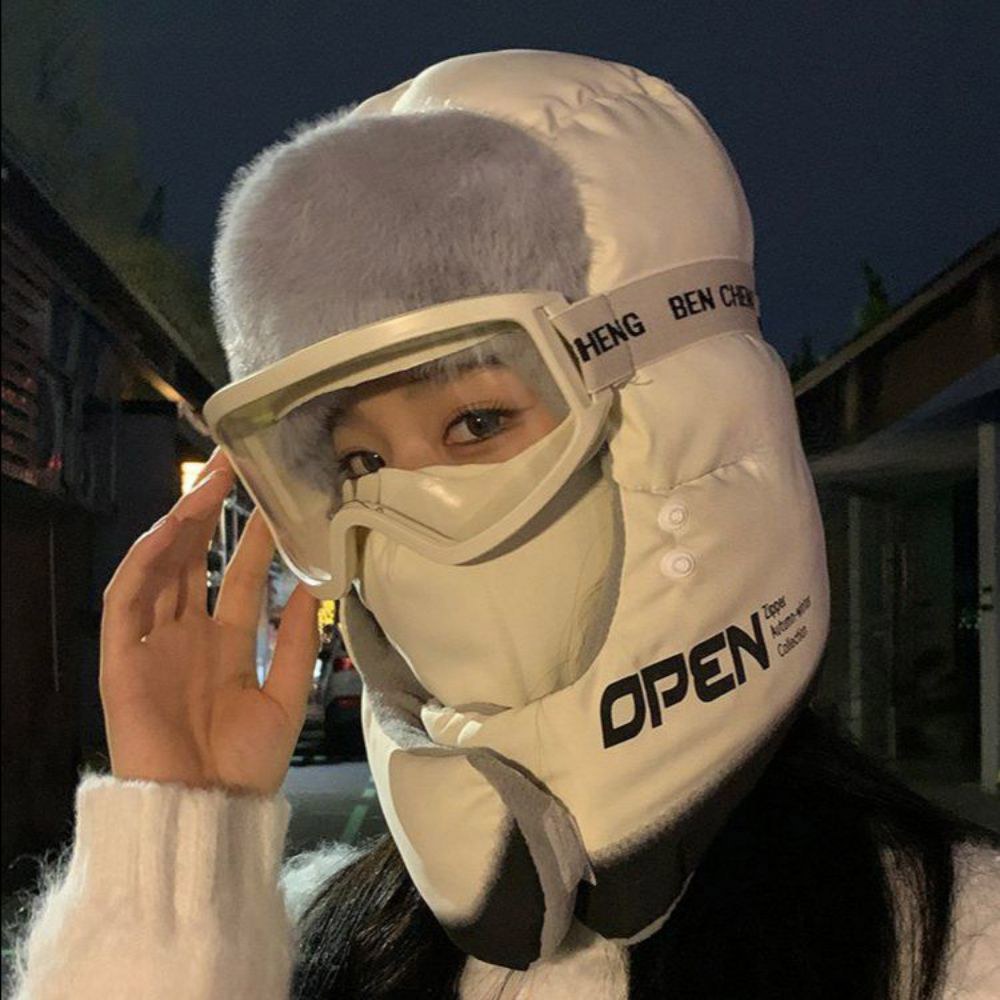 모자 방한 스쿠터 귀달이 남녀공용 덕다운 등산 스키 귀돌이 귀덮개 베 싱글캡 원단 방풍 방설 - 상품 이미지