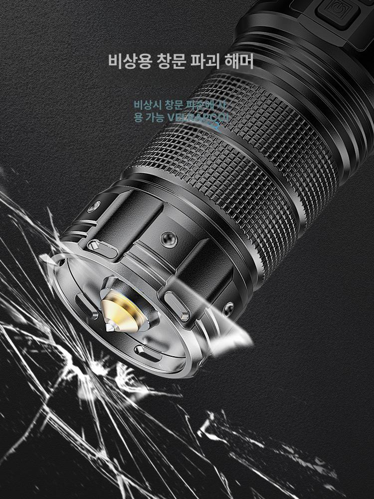 대포 랜턴 조명 작업등 헬멧 달다 캠핑 듀얼광원대포 헤드램프 무선 서치 머리 제설 - 상세 이미지 5