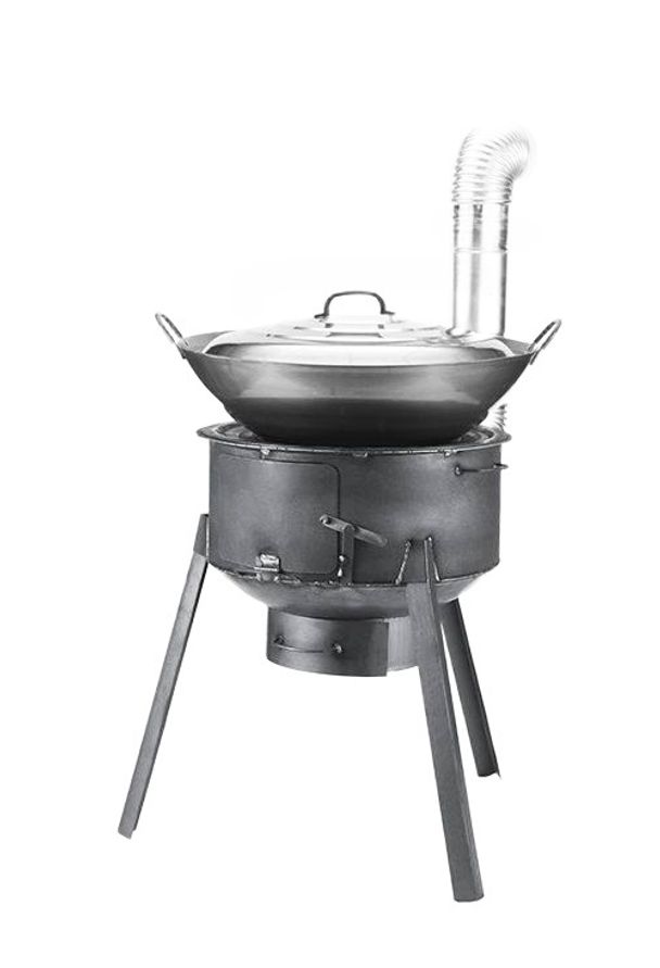 무쇠 드럼통화덕 야외 주물 화목 스토브 그릴 화롯대 원형 캠핑용 드럼통화로 - 상품 이미지