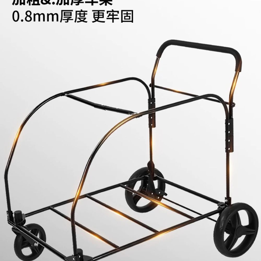 대형견 유모차 애완동물 여행용 트롤리 카트 펫카트 강아지 캠핑 분리형 통기성 이미지 6
