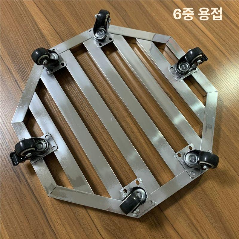 화분 이동식 받침대 바퀴 달린 트레이 옮기기 선반 정원 진열 스탠드 - 상세 이미지 3