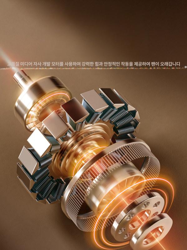 원목 실링팬 천장용 모던 북유럽 씰링팬 환기팬 공기 스윙 레트로 순환 식당 - 상세 이미지 4