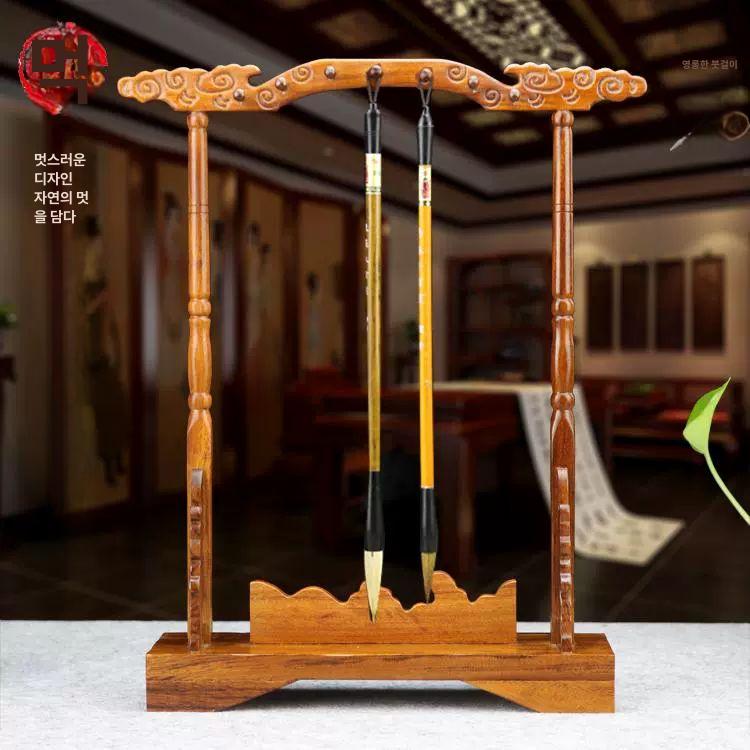 붓거치대 붓걸이대 서예용품 화방용품 스탠드 보관 선반 펜홀더 브러쉬 캘리그라피 - 상세 이미지 2