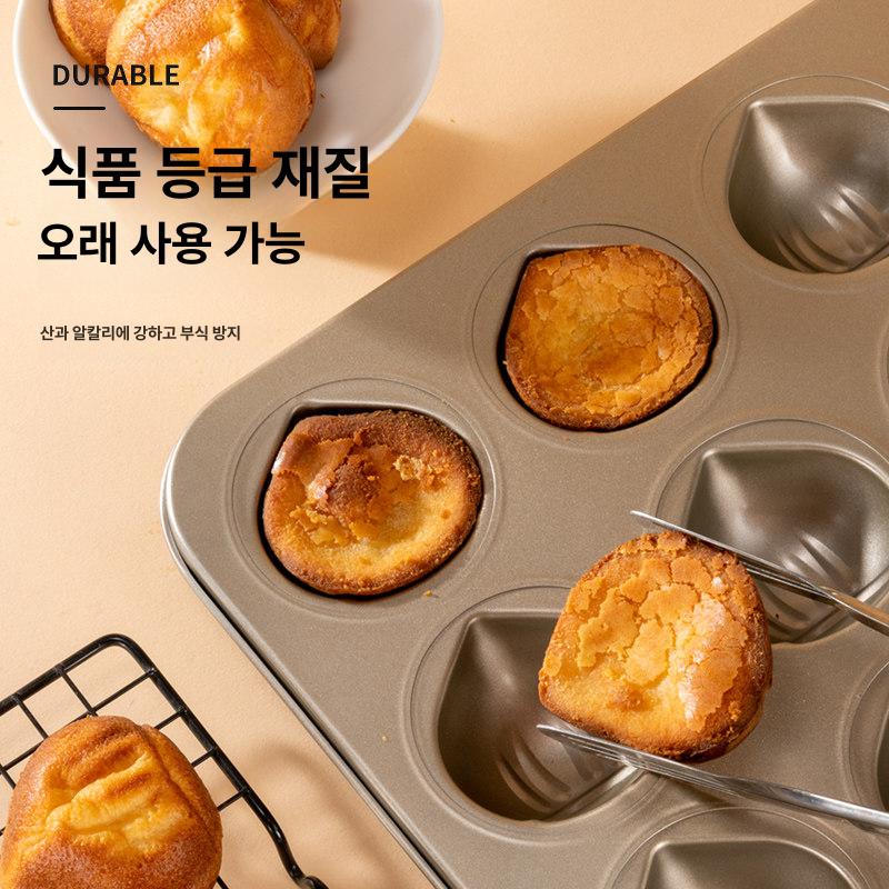 논붙는 실리콘 베이킹 몰드 오븐팬 케이크틀 쿠키 틀 피자판 쉬폰 가정용 제과 도구 - 상세 이미지 3