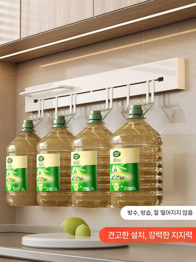틈새 거치대 스텐 1단 걸이 틈새수납 건조대 올스텐 싱크대 정리대 코너 식기 무타공 컵 - 상세 이미지 3