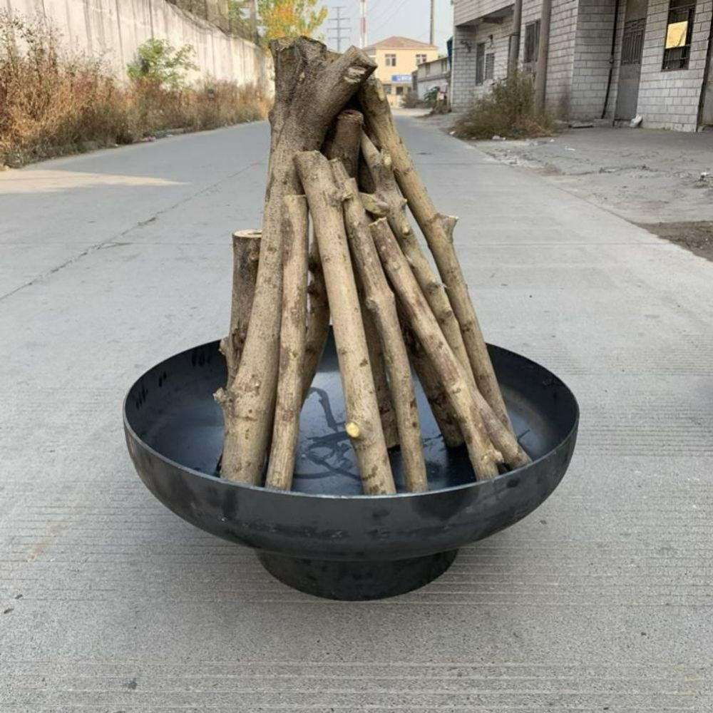 캠프파이어 석쇠 화덕 원형 대형 화로대 숯불 주물 야외 숯불그릴 그릴 캠핑 바베큐 접이식 - 상품 이미지