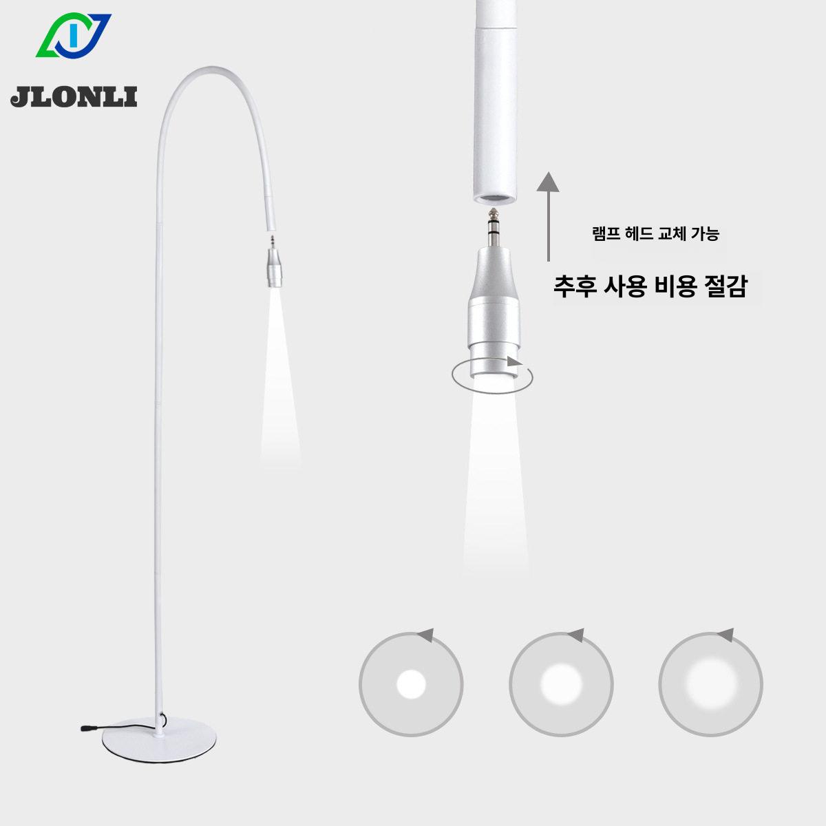 LED 속눈썹 연장램프 래쉬 글루 5W UV 화이트 미국 램프 네일샵 - 상세 이미지 5