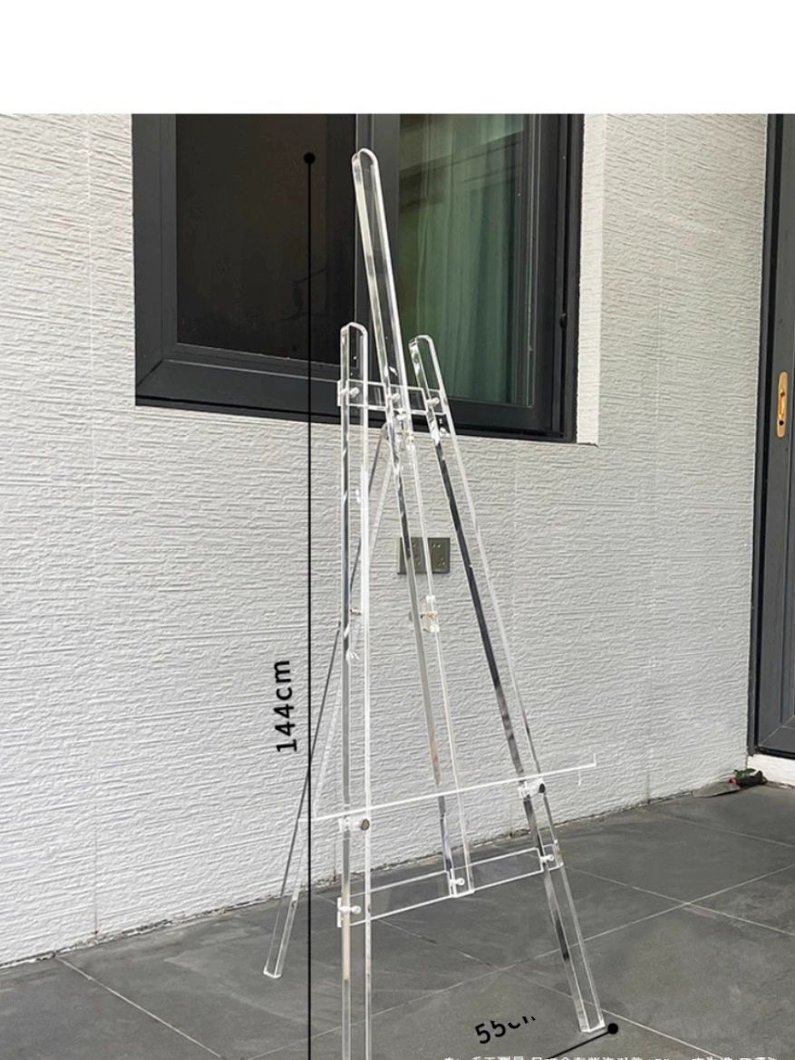 스탠드 아크릴투명이젤 전시 액자 파티 오피스 태블릿 전시할 홀더 미니 수 이젤 플라스틱 - 상세 이미지 5