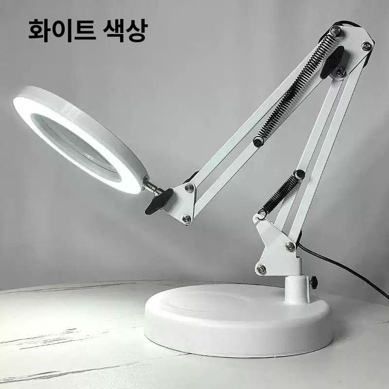 정밀작업 거치형 안경거치형 노안 루페 작업용 확대렌즈 독서기 검사용확대경 - 상세 이미지 5