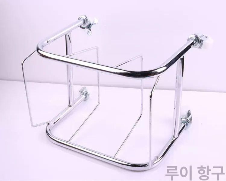 매장 쇼핑바구니거치대 정리대 편의점 장바구니 선반 랙 프레임 수납대 카트 홀더 - 상세 이미지 2