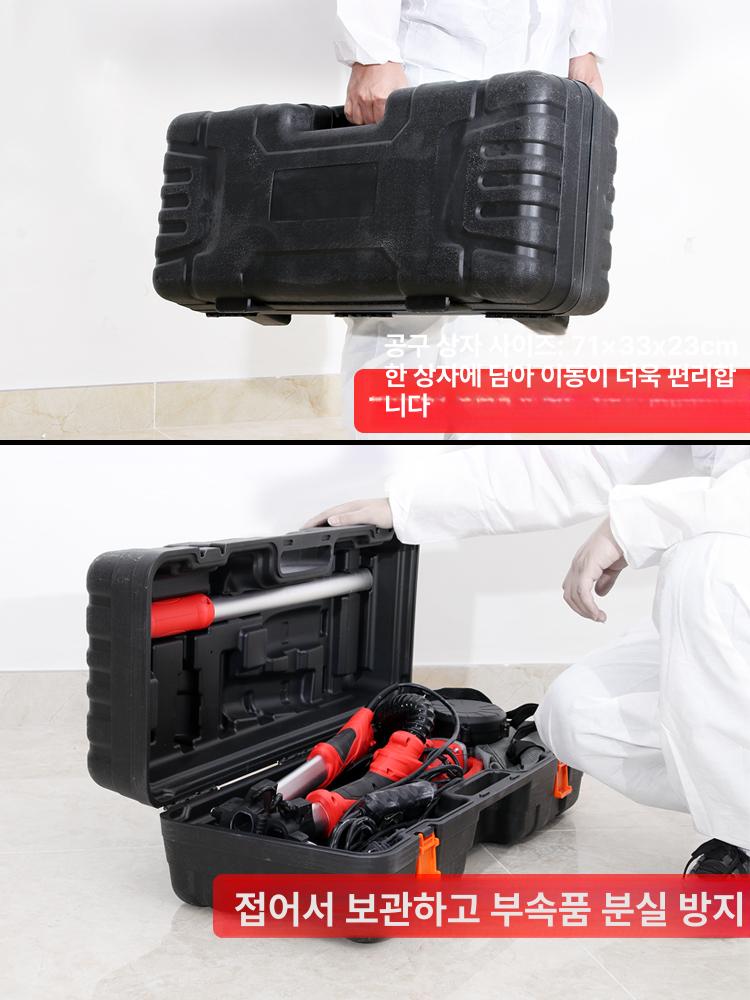 산업용 벽샌더기 사포기 조절 사포질 연마 연삭 목공 에어백팩 샌딩 장대 파워샌더기 - 상세 이미지 3