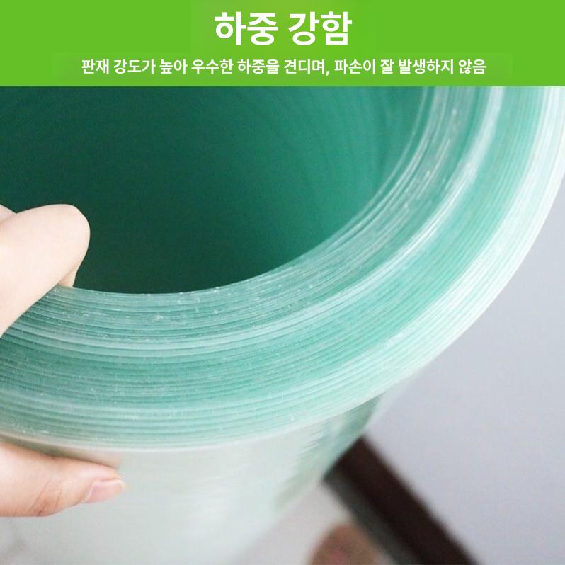 폴리카보네이트 온실 지붕재 골판 슬레이트형 채광 차양 커버 방수 내구성 정원 농업용 - 상세 이미지 4