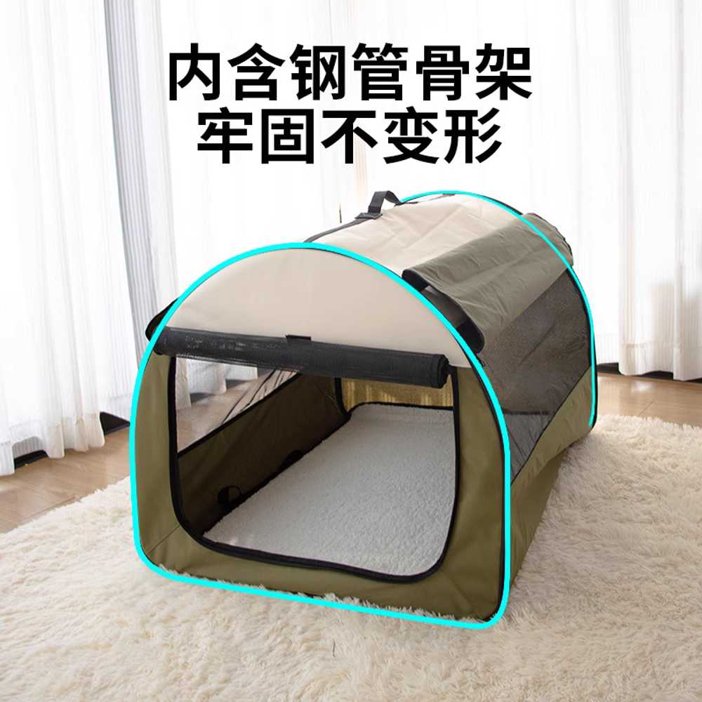 대형견 케이지 자동차 고양이 상자 소프트 접이식 이동식 카시트 반려견 텐트 휴대 - 상세 이미지 3