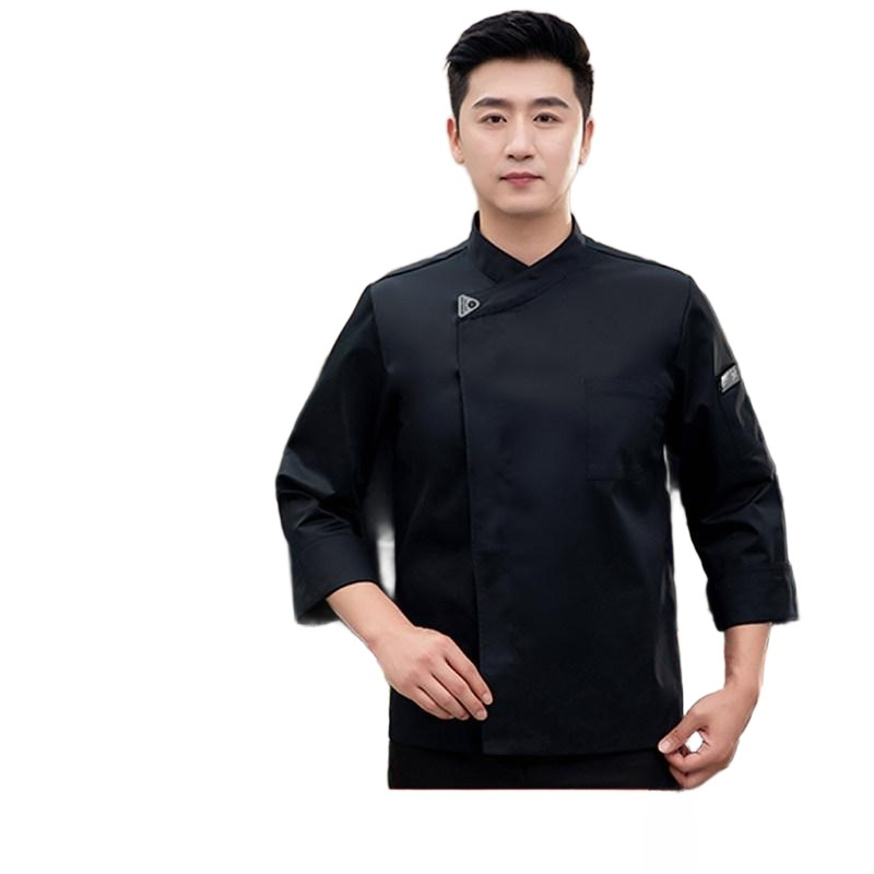 주방 셰프복 방수 조리복 긴팔 요리사 유니폼 작업복 내구성 프로페셔널 - 상품 이미지