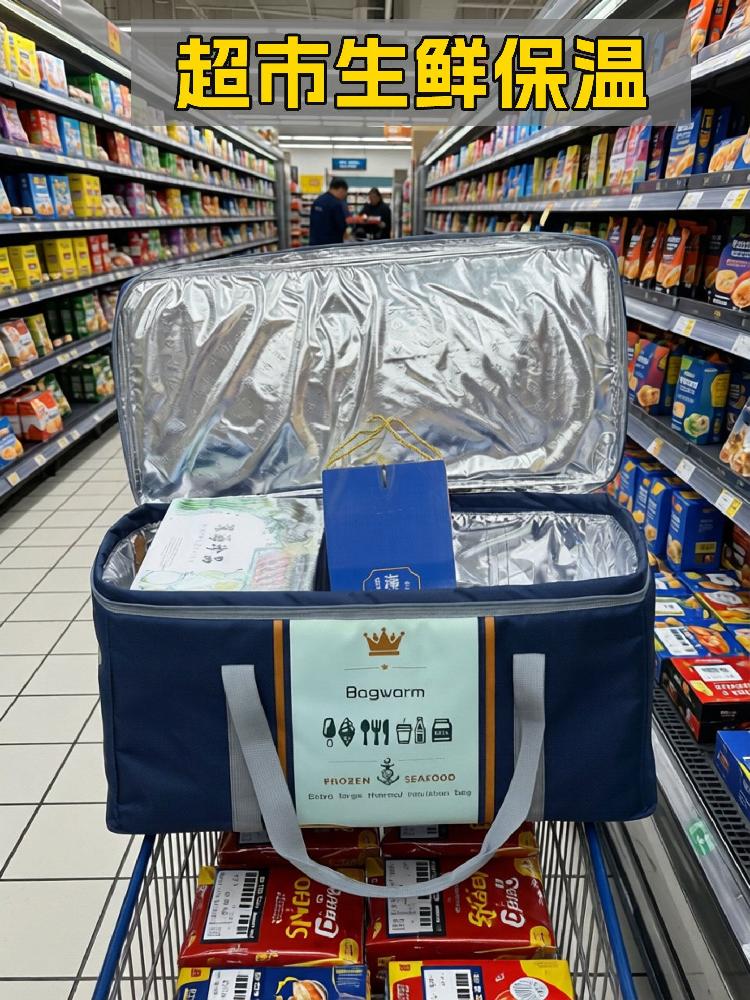 보냉가방 빅사이즈 휴대용 대용량 아이스박스 쿨러백 캠핑 차박 가능 항온도시락봉투 - 상세 이미지 4