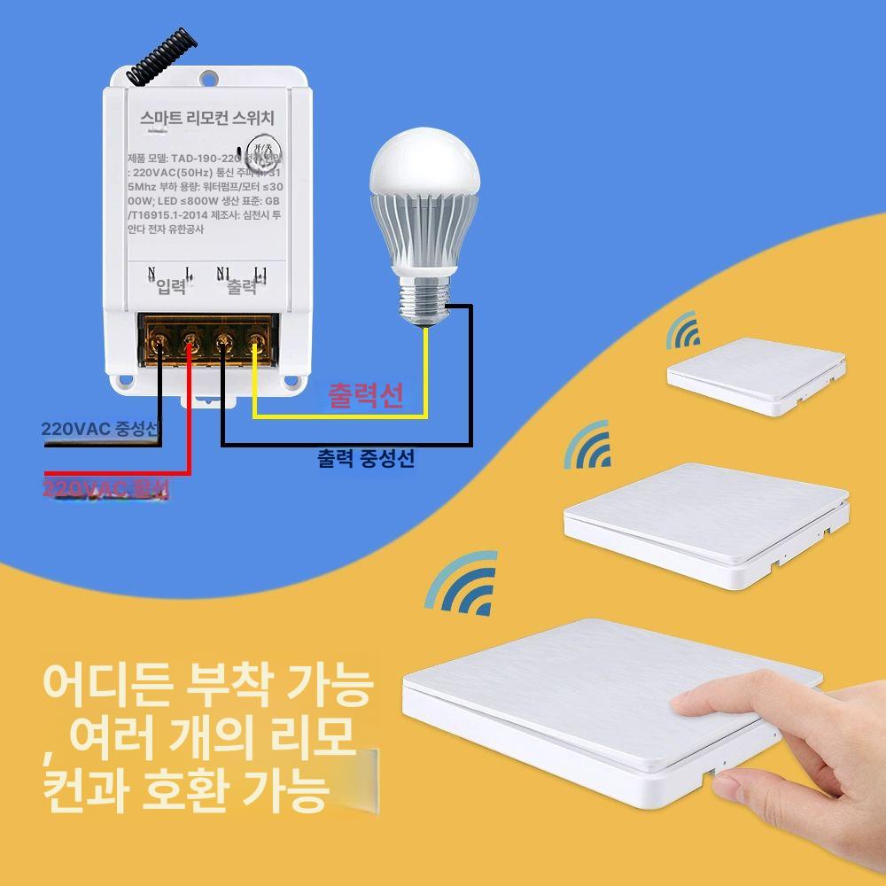 범용 무선송수신기 크레인 컨트롤러 원격제어 호이스트 산업용 무선리모컨 스위치 - 상세 이미지 2