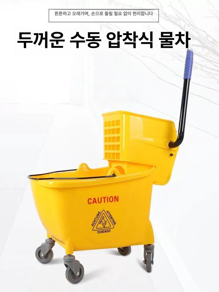 압착 업소용대걸레 복도청소용대걸레 바닥걸레 청소마대 실내대걸레 업소용마포걸레 - 상세 이미지 2