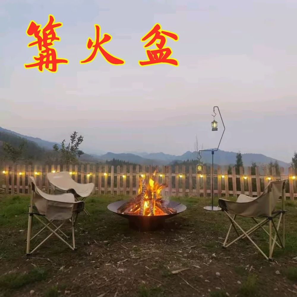 야외 화로대 모닥불 불멍 캠핑 파이어피트 펜션 바베큐 스토브 버너 - 상세 이미지 2