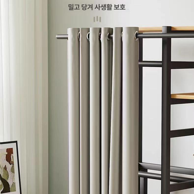 슬라이딩 옷장수납함 드레스룸 시스템장 옷정리함 인테리어 스타일 커튼포함 수납장 - 상세 이미지 2