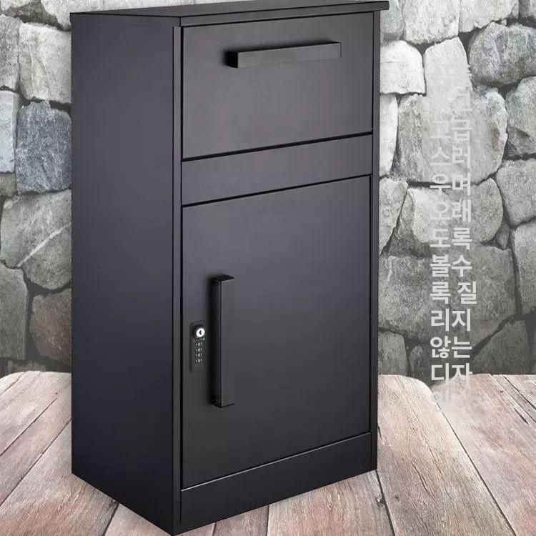 야외 무인택배함 잠금 전원주택 도난방지 우편함 우편물 택배보관함 가정용 캐비닛 - 상세 이미지 2