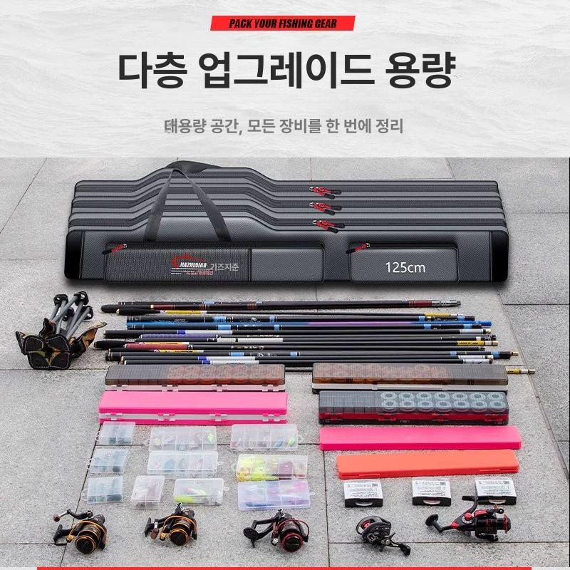낚시가방 대형 방수 로드 보조가방 바다 민물 갯바위 채비 수납 다용도 - 상세 이미지 2
