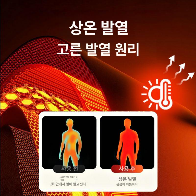 겨울용 앞좌석 자동차온열시트 자동차시트 극세사 차량온열시트 차량시트커버 - 상세 이미지 3