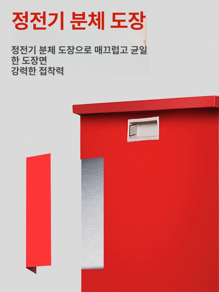 스테인리스강 모래함 제설함 화재대응 방화 보관함 실내외 수납상자 - 상세 이미지 3