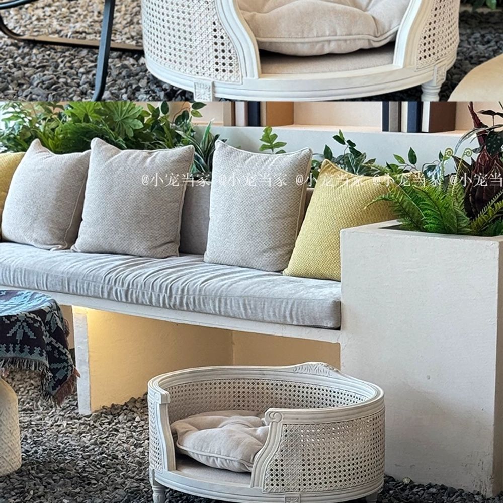 반려동물 침대 엔틱 애견베드 강아지 소파 하우스 쿠션 해먹 펫베드 꿀잠 매트 반려견용 이미지 6