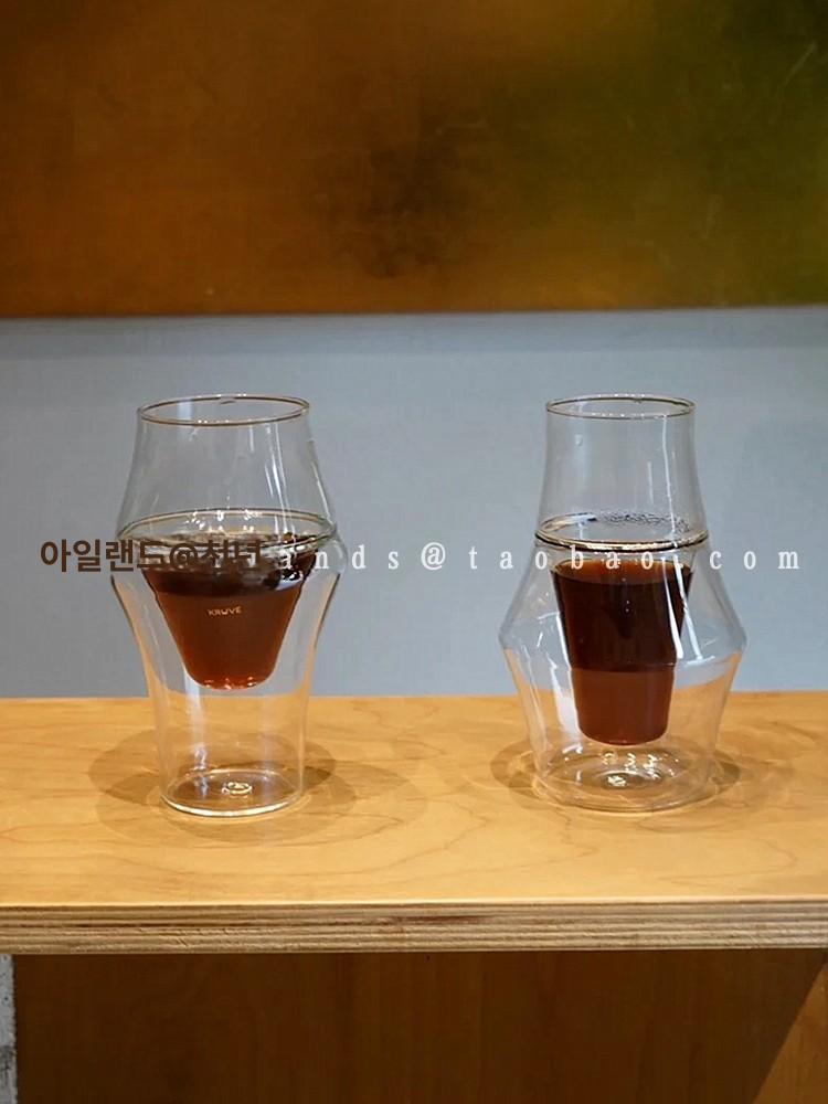 유리잔 유리커피잔 손잡이 일자 커피잔세트 듀라렉스 홈카페유리컵 강화 예쁜 - 상세 이미지 5