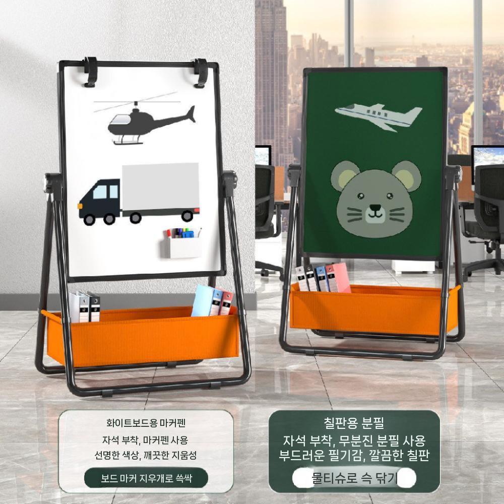 접이식 화이트보드 거치대 게시판 칠판 자석 지지대 양면화이트보드 대형 삼각대 이동식 미니 - 상세 이미지 4