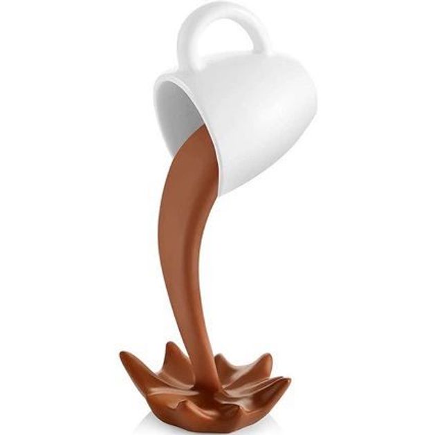 커피숍 인테리어 대형 쏟아지는 머그잔 카페 매장 장식 조형물 화이트 간판 소품 - 상세 이미지 5