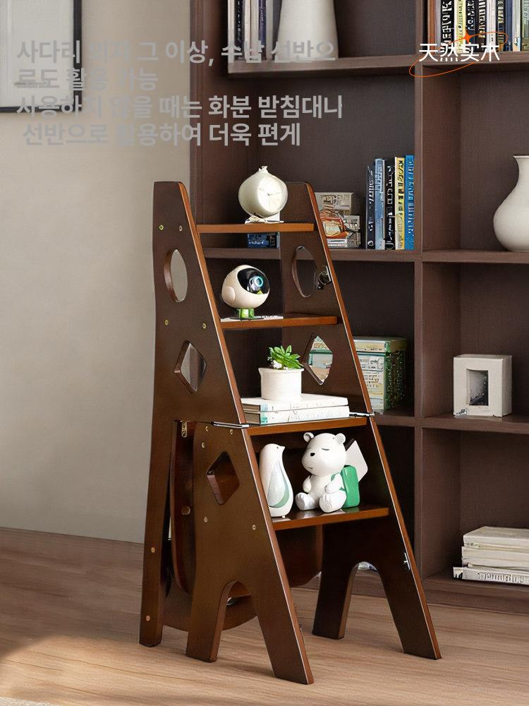 발판 접이식사다리 작업용 일자 간이 캠핑 세차사다리 안전스텝 주방사다리 다목적 - 상세 이미지 3