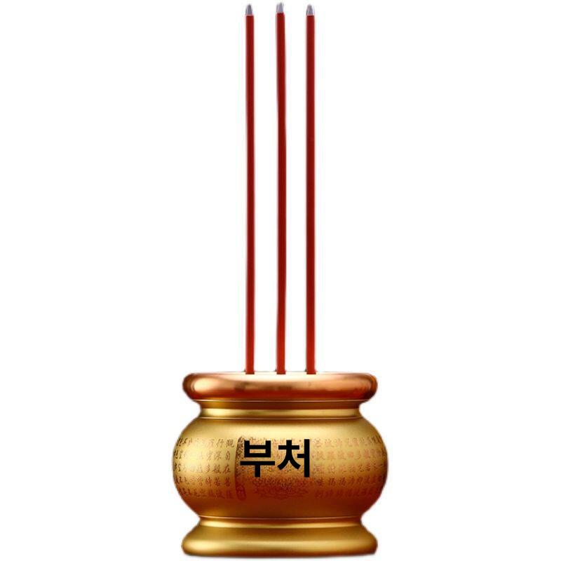 led 전자향로 소품 연꽃 향초 불교장식 불교용품 제사 장식품 배터리 연등 불교램프 - 상세 이미지 5