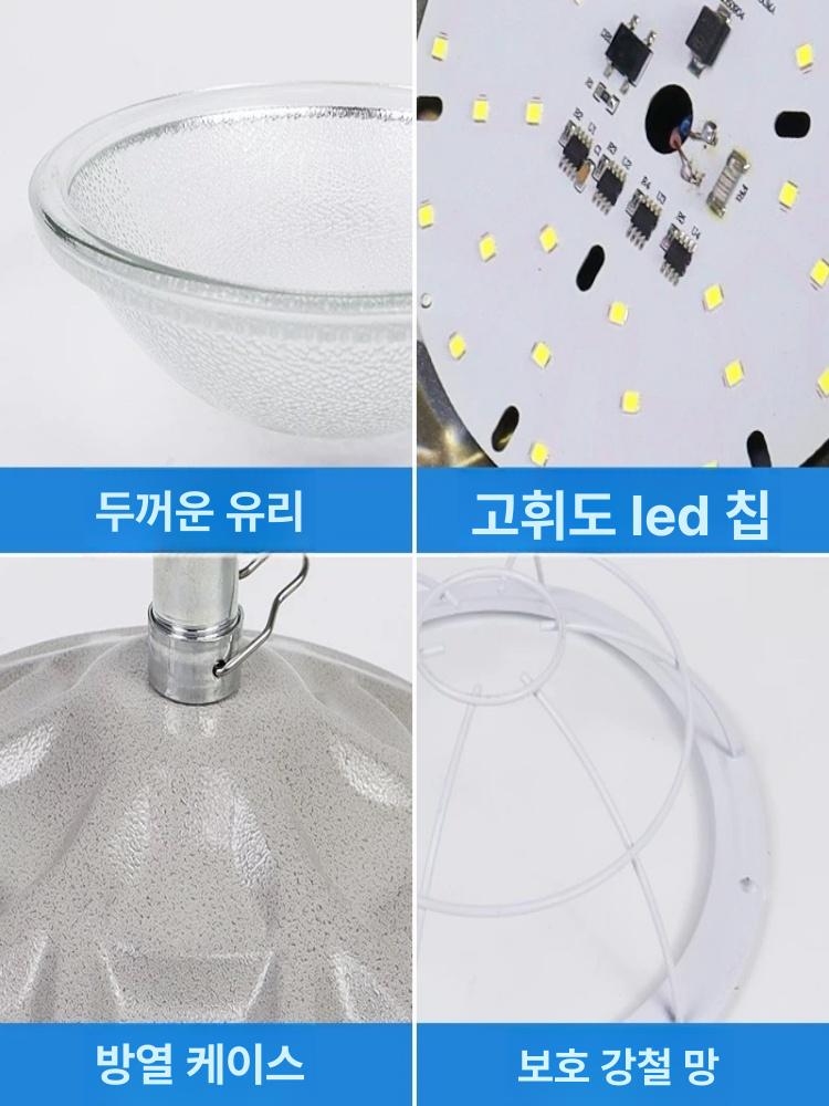 산업용방폭등 고효율 작업장조명 창고등기구 주유소공장용 내구성유리갓 - 상세 이미지 2