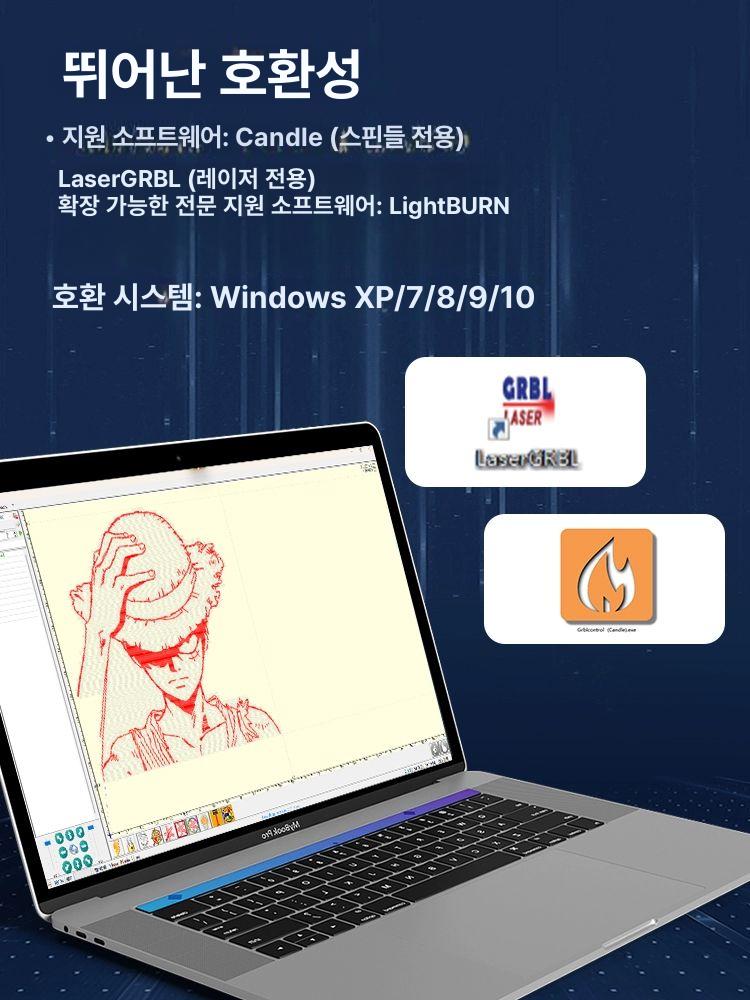 데스크탑각인기 cnc조각기 목공작업 목재 절단기 레이저각인기 공예 - 상세 이미지 3