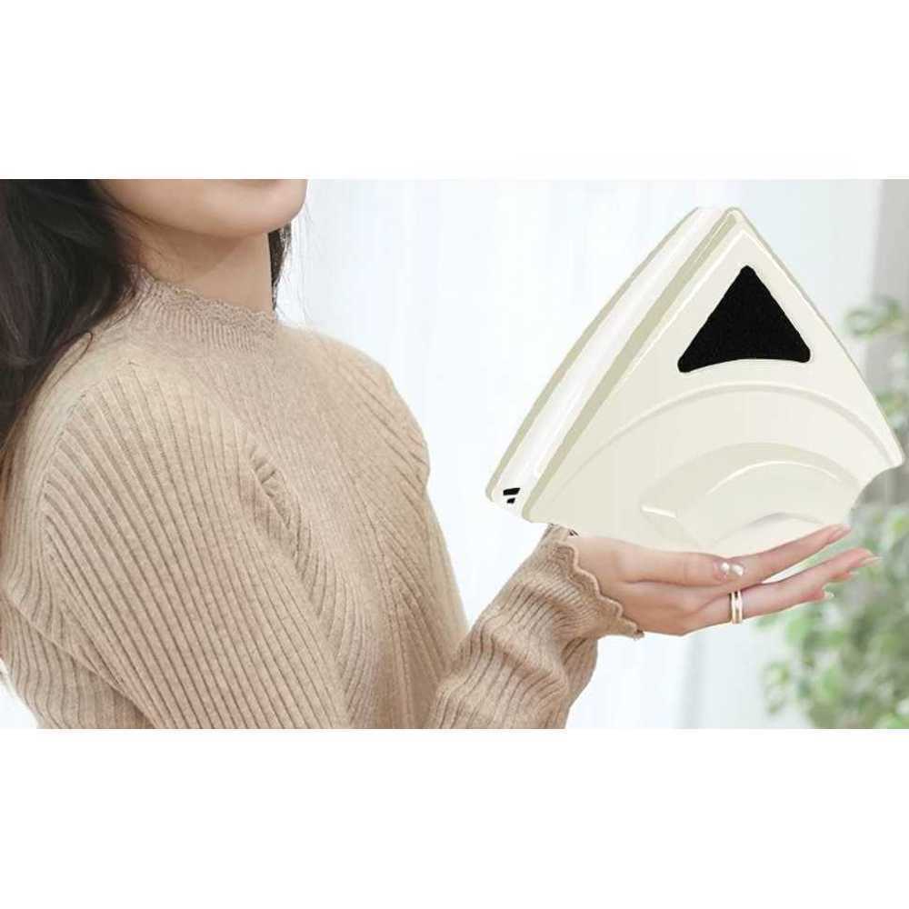 발코니 창문닦이 3-8mm 창문청소기 자석유리창닦이 베란다유리창청소 아파트 브러쉬 - 상품 이미지