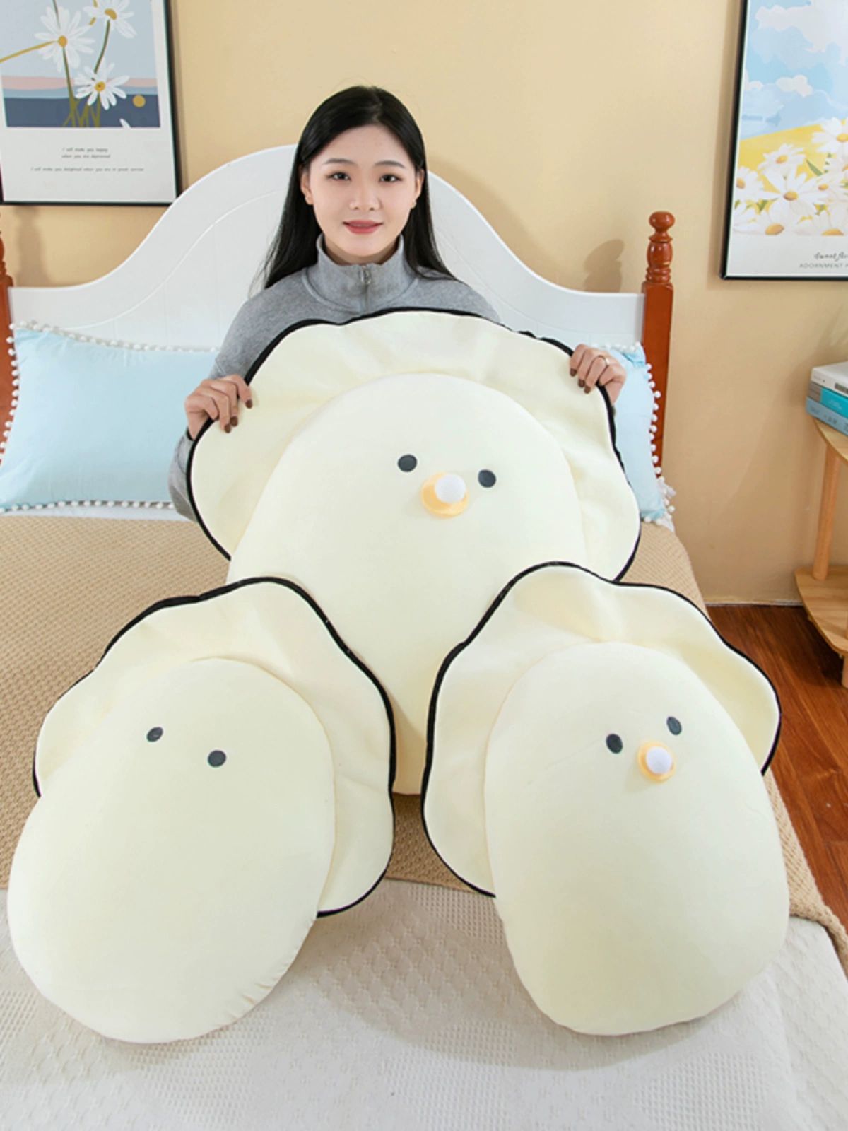 굴인형 굴쿠션 모찌 낮잠 선물 귀여운 부드러운 집순이 바디필로우 - 상세 이미지 3