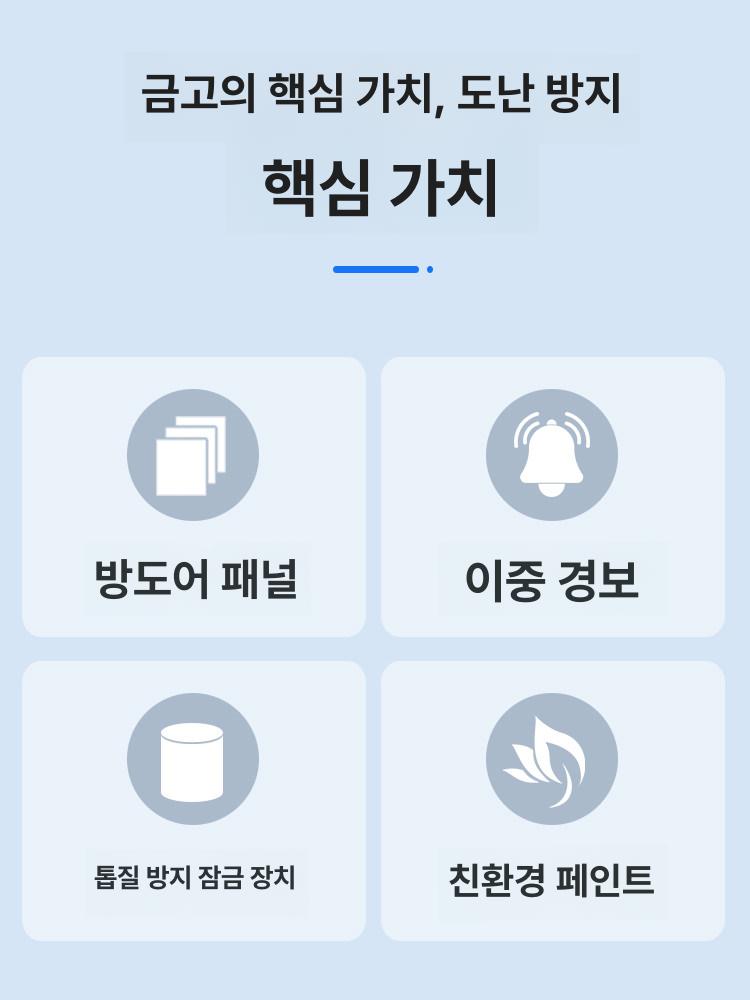 잠금 소형금고 내화금고 개인 사무용 사무실 가정용금고 디지털금고 돈통 - 상세 이미지 2
