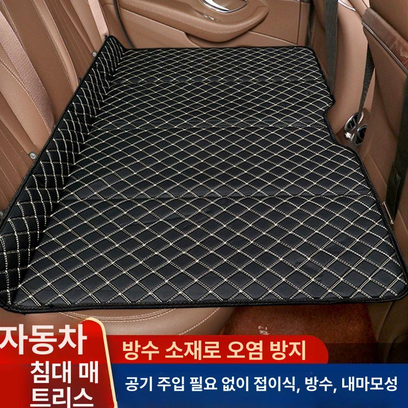 승용차 차박매트 접이식 여행용 패드 뒷자리 카베드 캠핑 트렁크 매트리스 간이 - 상세 이미지 2